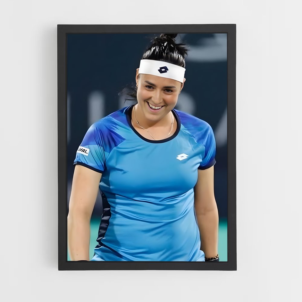 Poster jabeur détermination – affiche Tennis (vue 2)